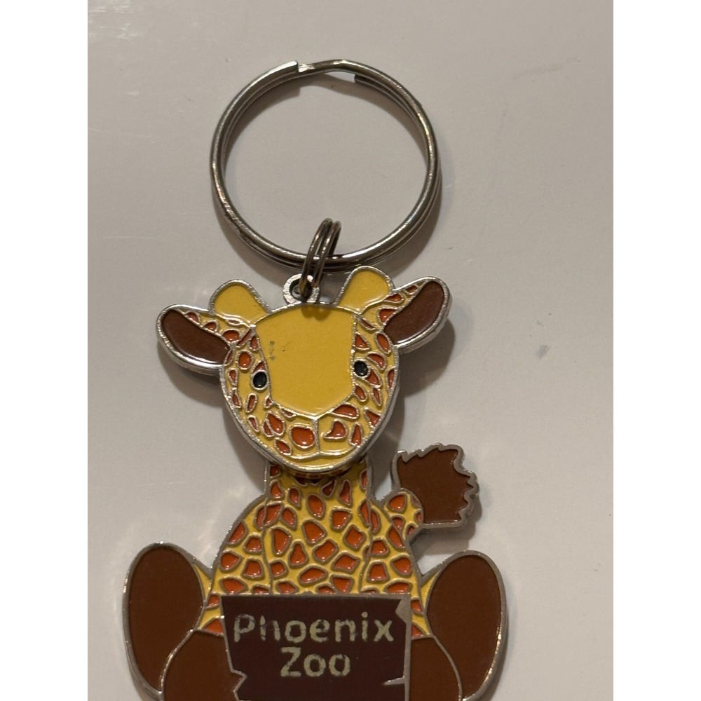 Phoenix AZ Zoo Giraffe Keychain Key Ring Moving‎ Body